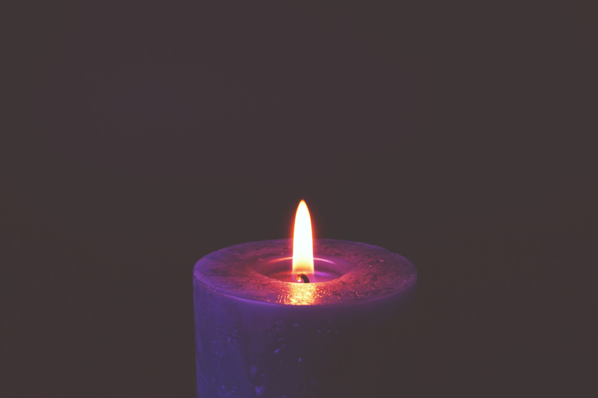mindfulness candle