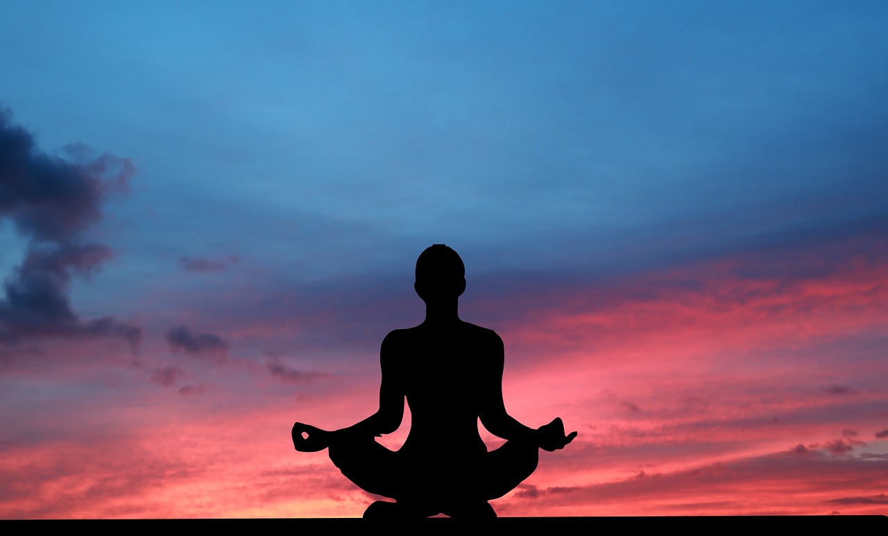 mindfulness meditation person